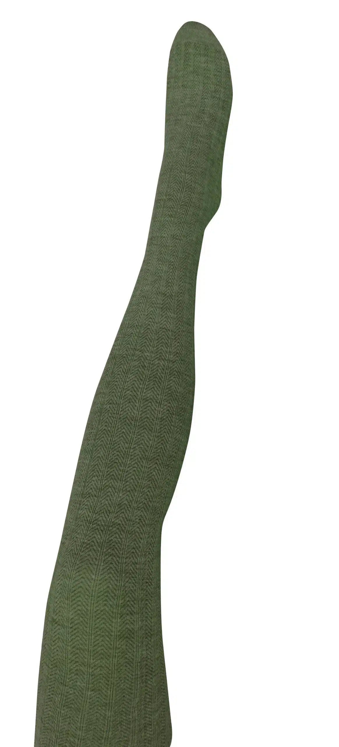 ‘Martini’ Merino Wool Tights - Tightology Tights Tightology Green Small/Medium 