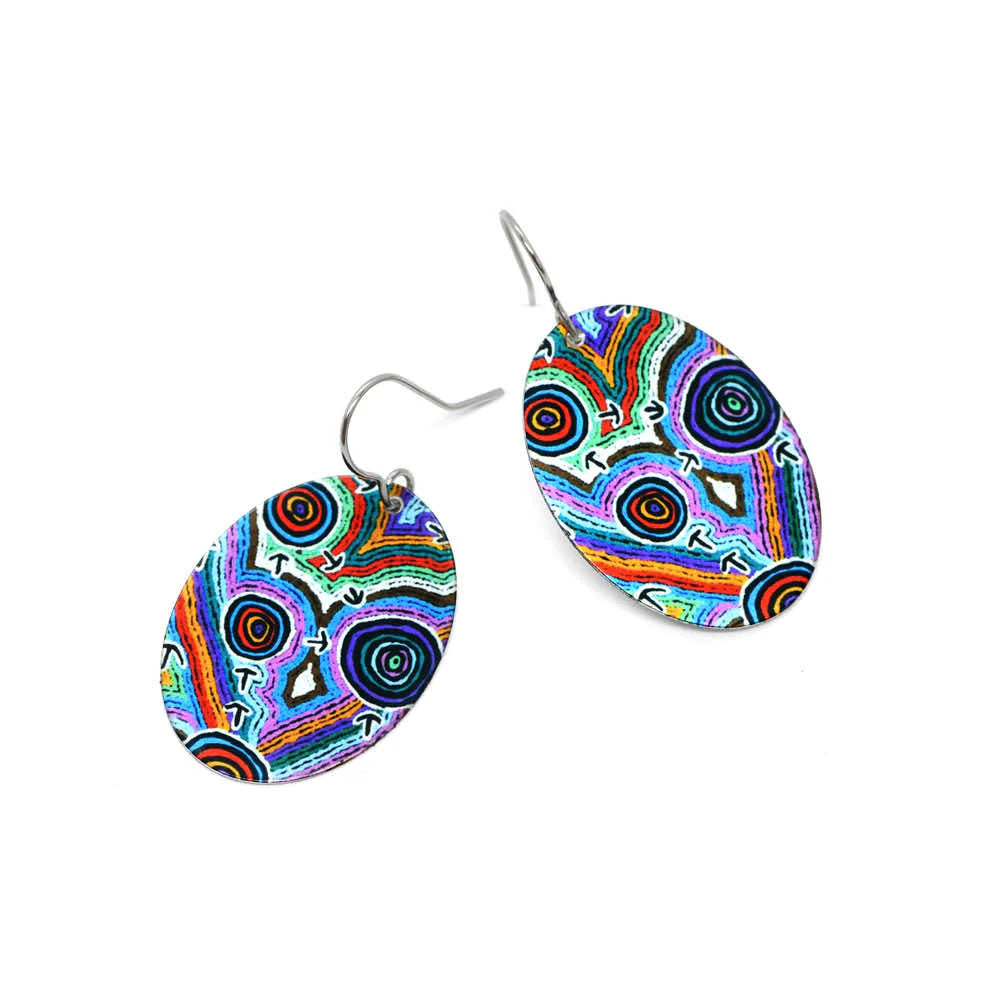 Aboriginal Art Earrings Jewellery Bits of Italy 