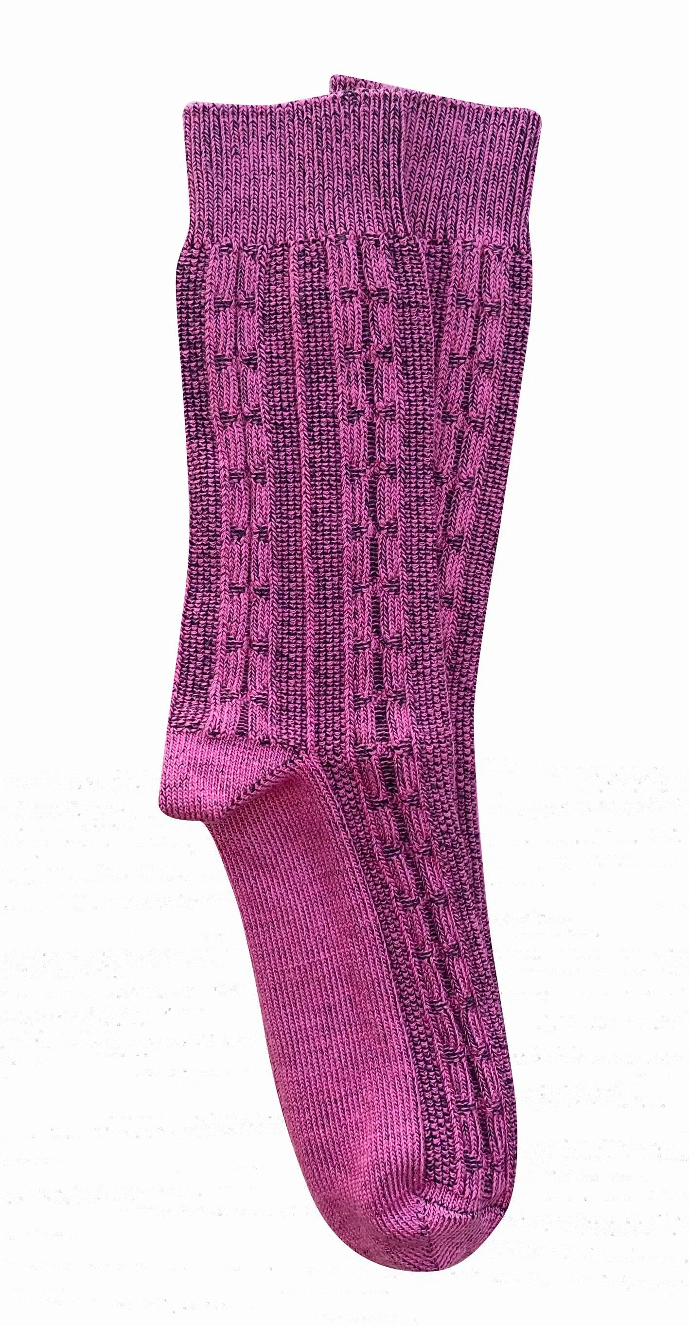 'Chunky Cable' Merino Socks - Tightology socks Tightology Fuchsia 