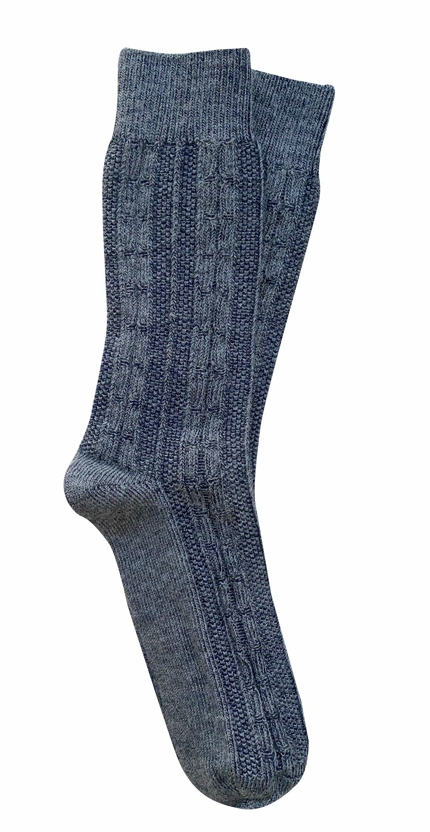 'Chunky Cable' Merino Socks - Tightology socks Tightology Charcoal 