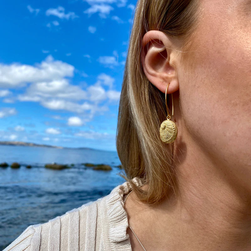 Tasmania Coastal Collection - Silver and Gold Earrings Earrings The rare and Beautiful 