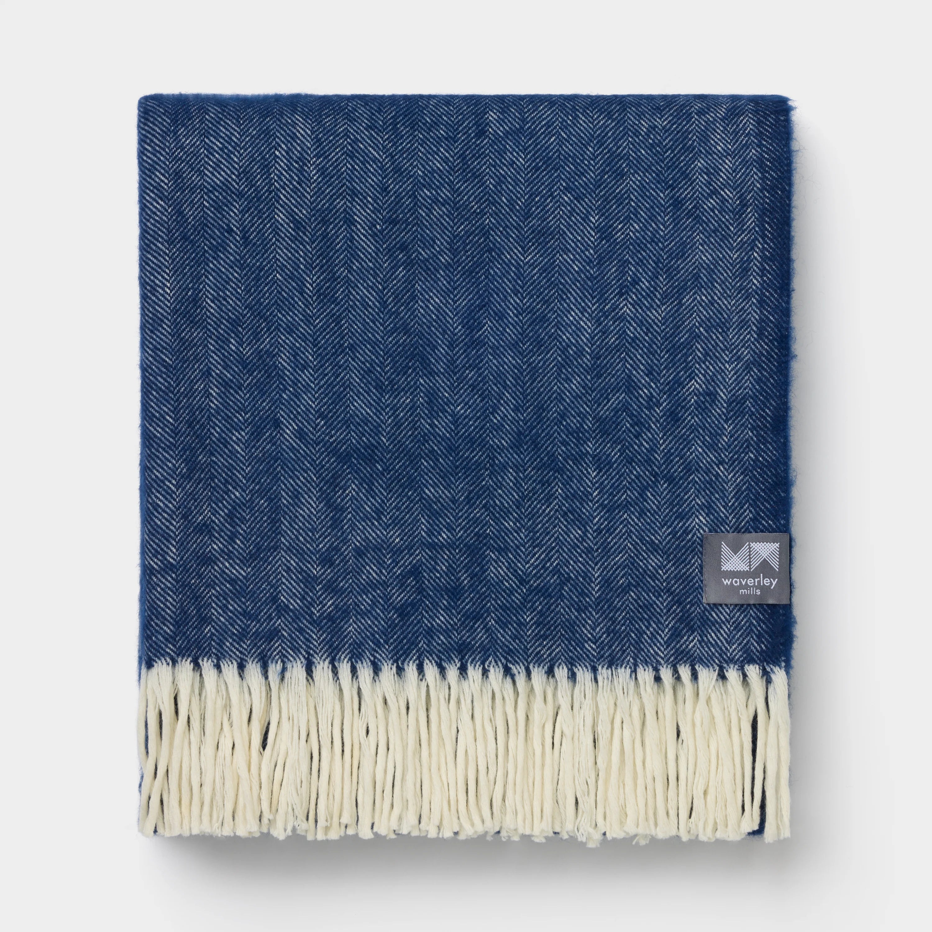 Merino Herringbone Throw - Waverley Mills Throws Waverley Mills Eclipse 