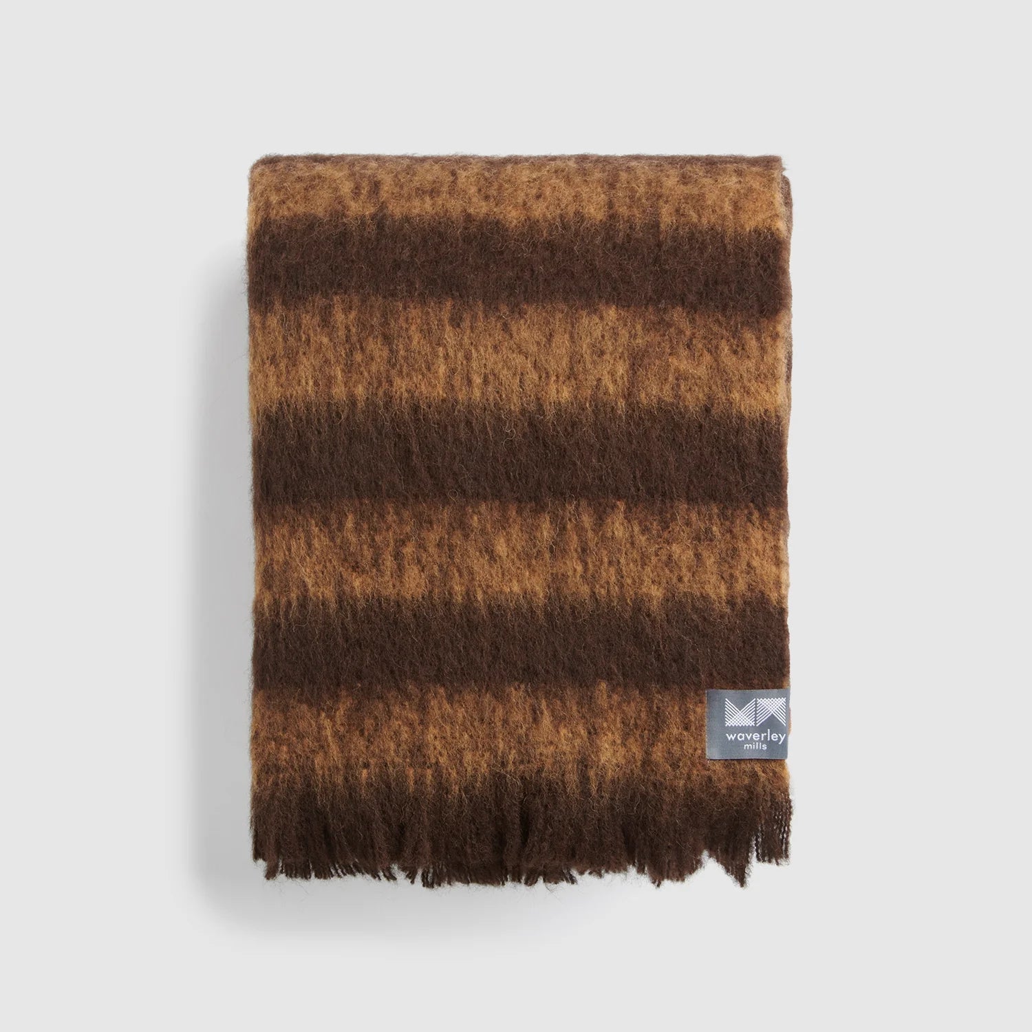 Alpaca Rift Throw in Terracotta - Waverly Mills Throws Waverly Mills 