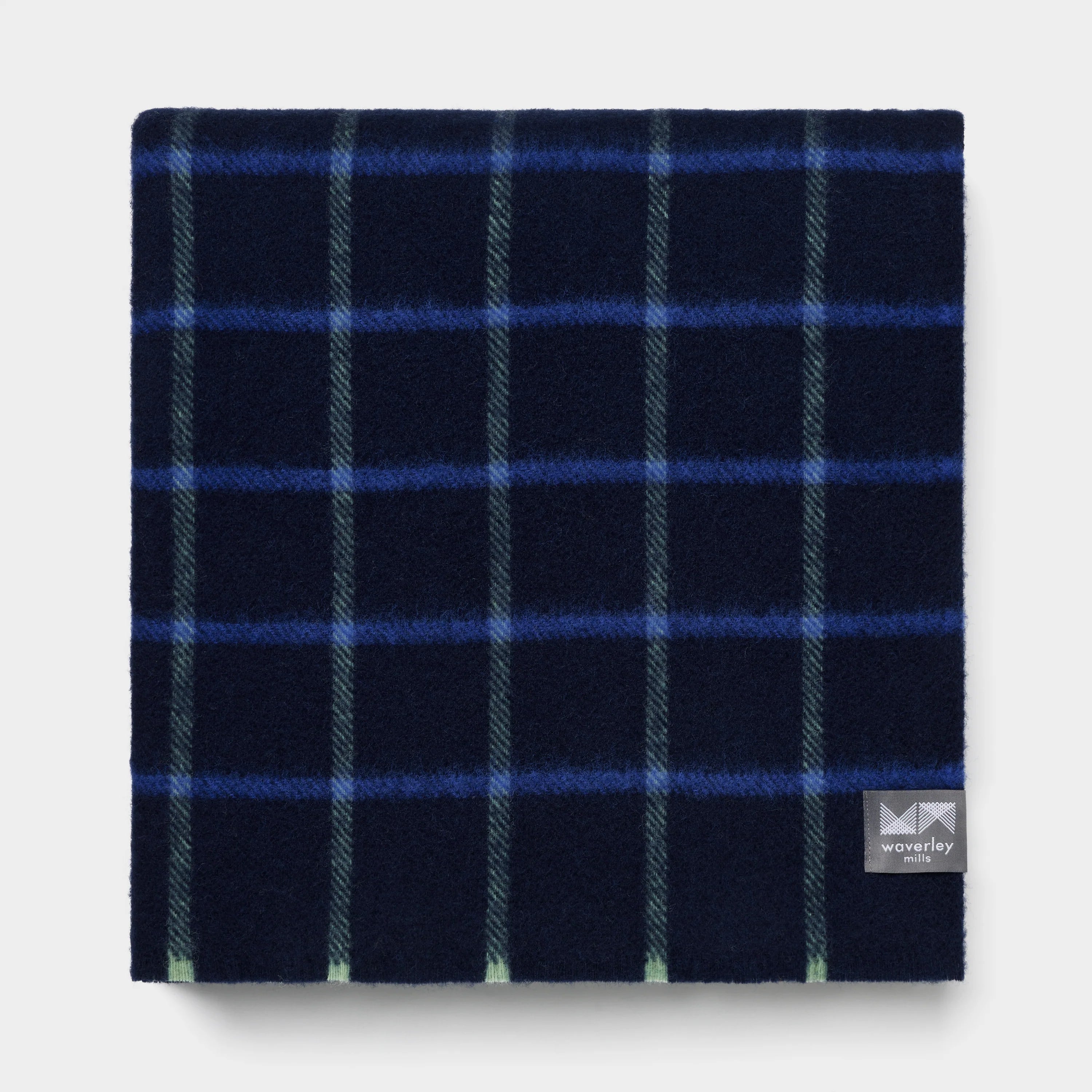 Trellis Travel Rug - Waverley Mills Throws Waverley Mills Marine 