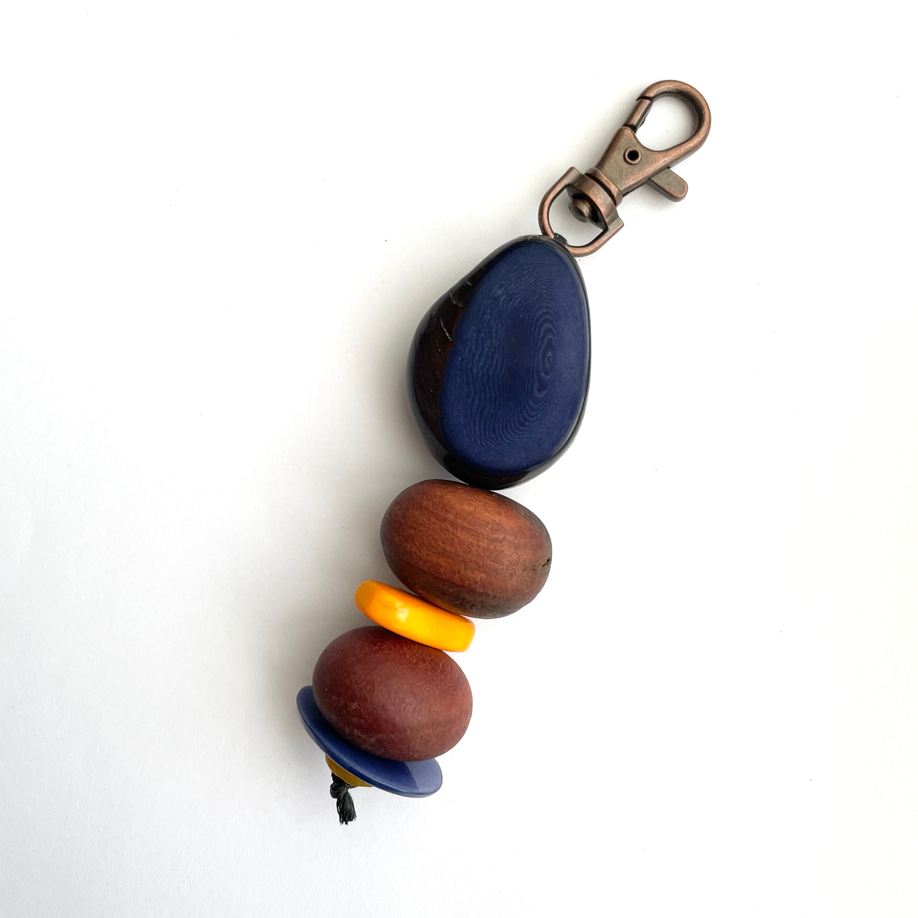 Eco Beads Key Ring key ring The Spotted Quoll Studio 