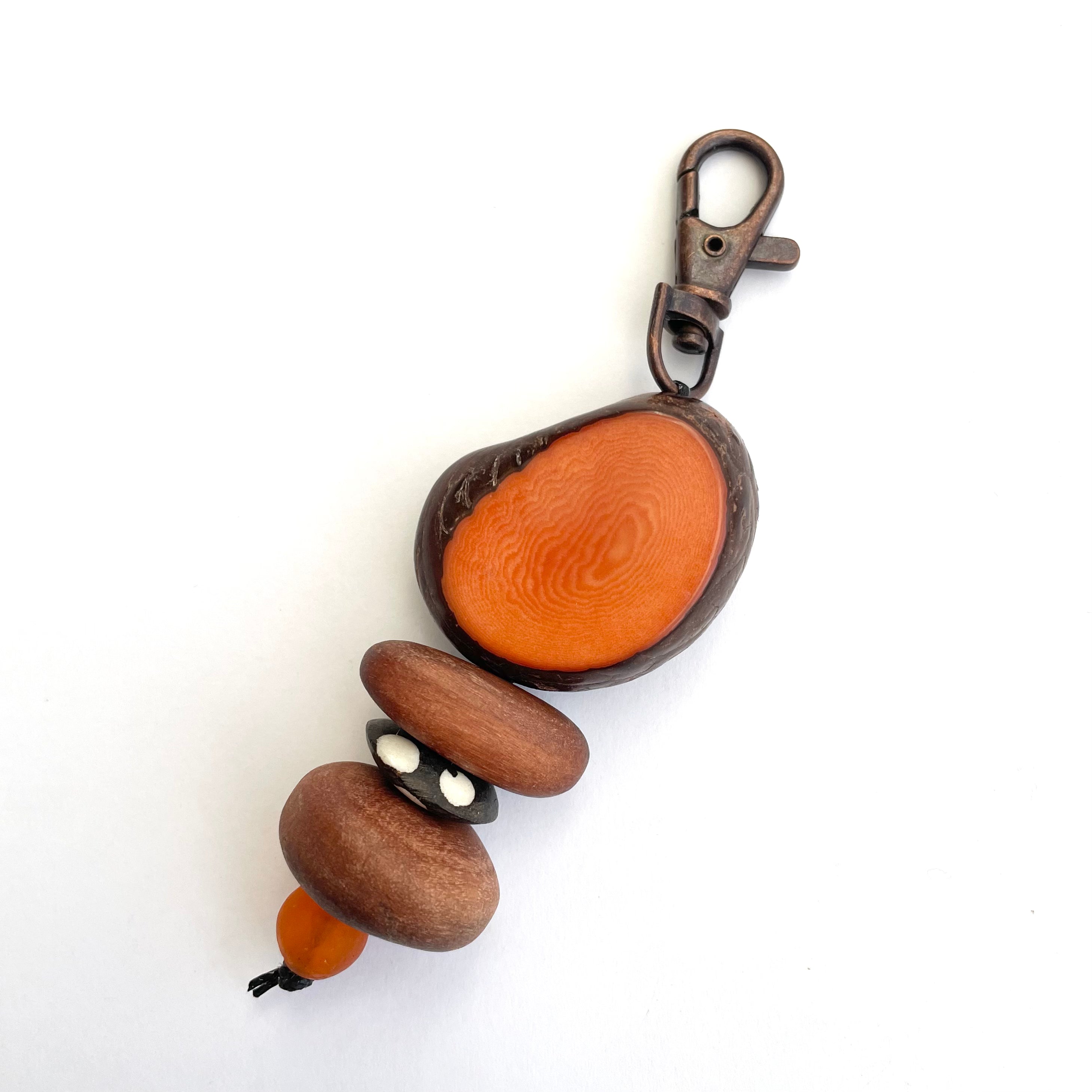 Eco Beads Key Ring key ring The Spotted Quoll Studio 