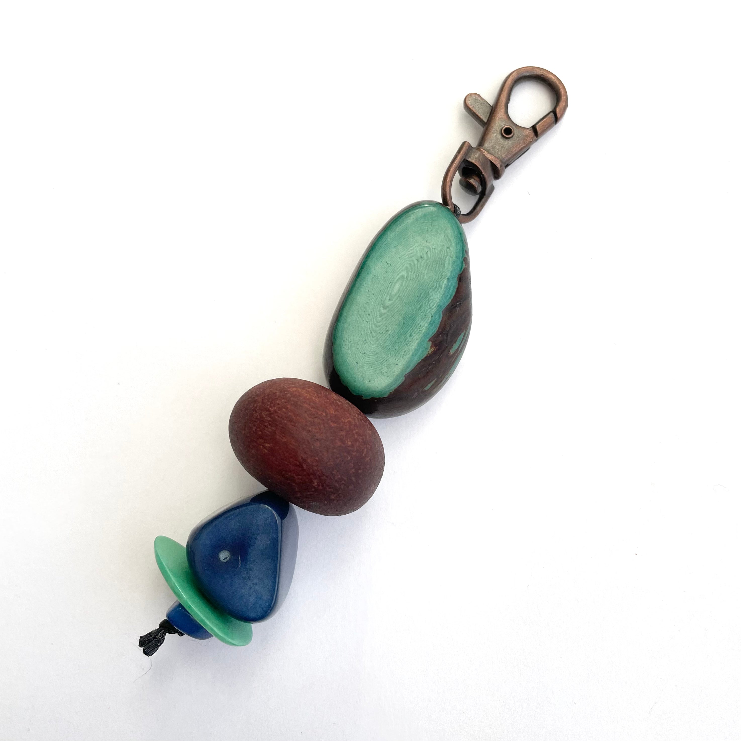 Eco Beads Key Ring key ring The Spotted Quoll Studio 