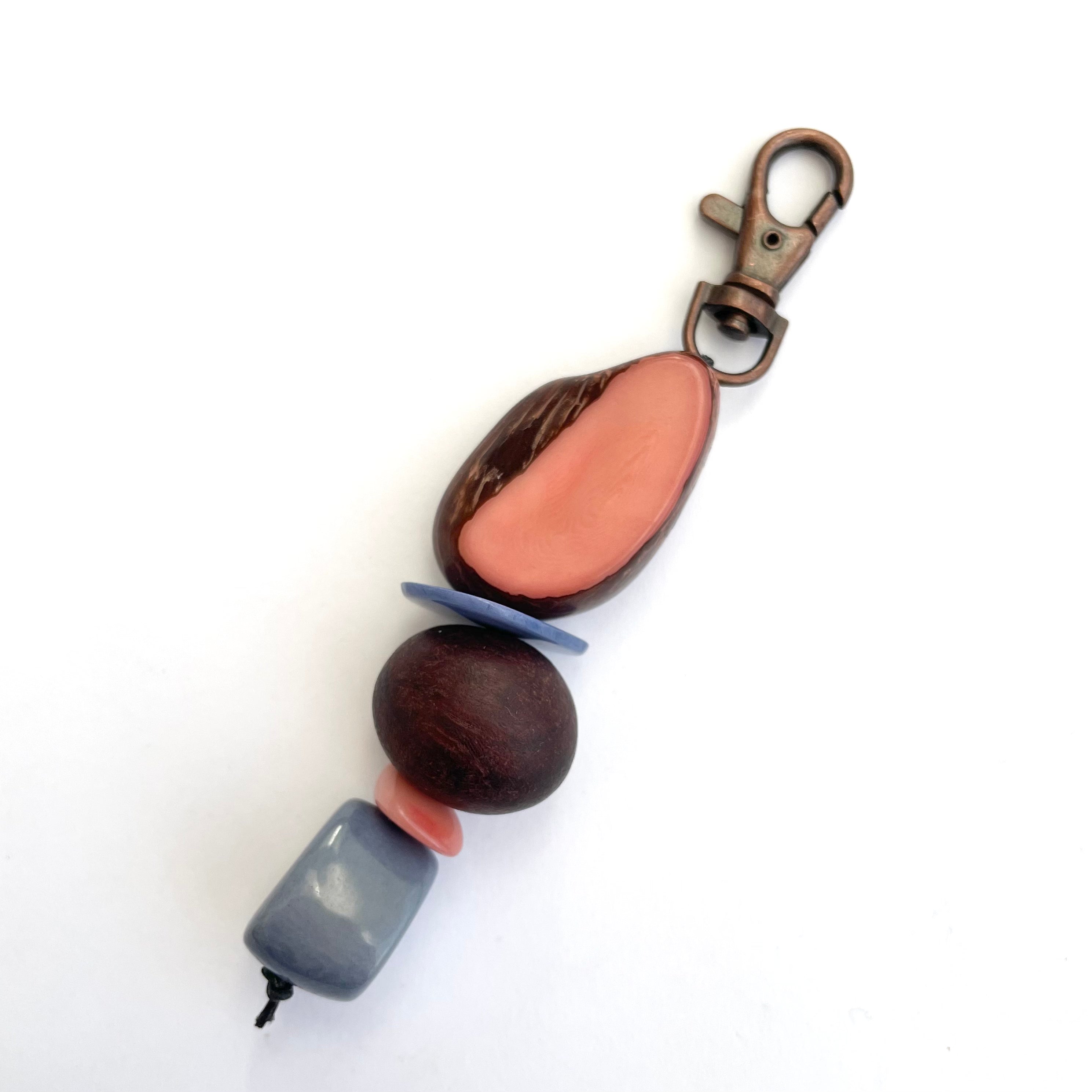 Eco Beads Key Ring key ring The Spotted Quoll Studio 