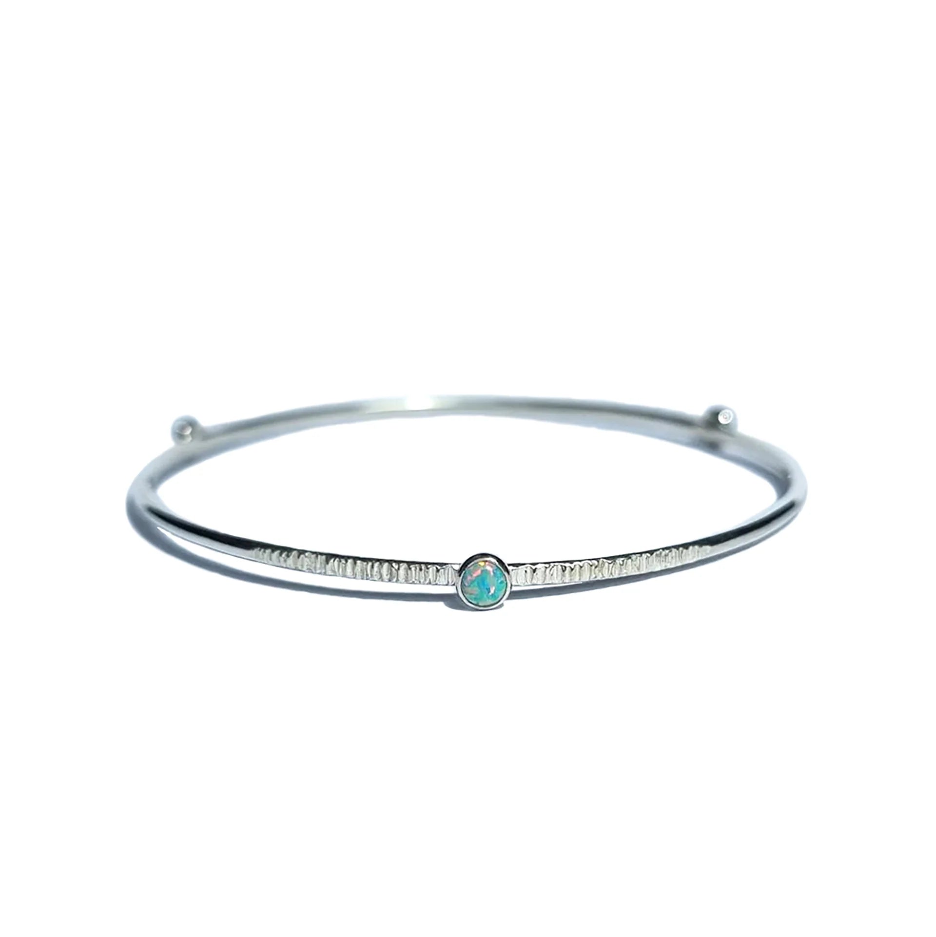 Galaxy Bangle - Emily Eliza Arlotte bangel Emily Eliza Arlotte Mint M (65mm across) 